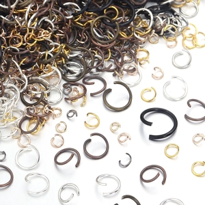 Multi-colored DIY metal jump rings for jewelry making necklaces and bracelets