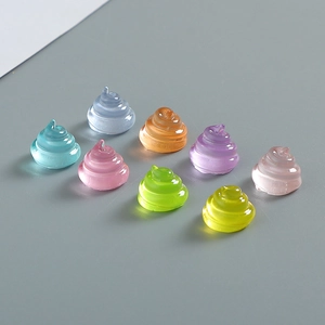 Lot de mini ornements en résine lumineuse colorée pour micro-paysages DIY et décor