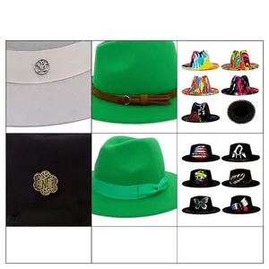 British vintage fedora hats in multiple colors and creative patterns for men and women