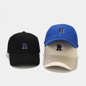Baseball Cap Cotton Letter R Embroidery Adjustable Sun Protection Casual Outdoor Fashion Unisex Snapback Sport Trucker Hat