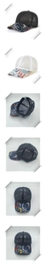 Detail of breathable mesh baseball cap featuring modern graffiti art on the peak and crown