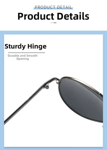 Macro detail of high-quality metal hinges on men's sunglasses for smooth opening