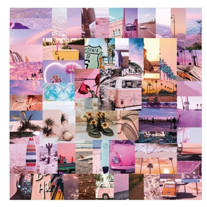 California Sun Aesthetic Graffiti Stickers Waterproof Vinyl Decals For Laptop Luggage Motorcycle Diy Decoration Retro Summer Vibe