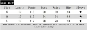 Detailed size chart for sexy bikini top and mesh hip skirt two-piece set in centimeters