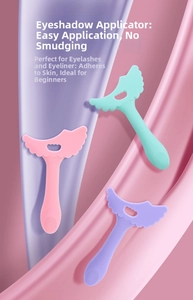 Silicone eyeliner aid tool, multi-functional eyelash shielding guard for easy eye makeup.