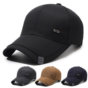 Baseball Cap For Men Polyester Cotton Sun Protection Outdoor Sports Adjustable Metal Buckle Minimalist Sport Fashion