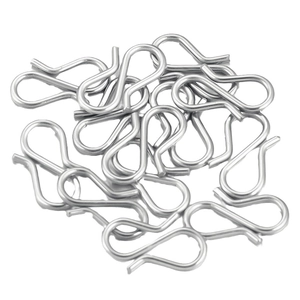 Stack of gold-plated stainless steel S-shape clasps for DIY jewelry making and necklaces