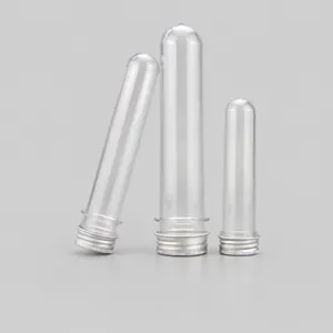 Flacons Tubes En Plastique PET Transparent Avec Bouchons À Vis En Aluminium Étanche Récipients De Stockage Pour Échantillons Cosmétiques