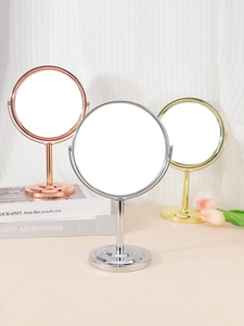 Vista dettagliata degli specchi da trucco da 6 pollici in oro rosa, argento e oro