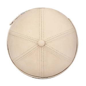 Bonnet docker classique kaki sans bord en toile de coton avec boucle en métal réglable