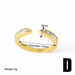 Detail shot showing 17mm inner diameter and 3g weight of the gold open flower ring
