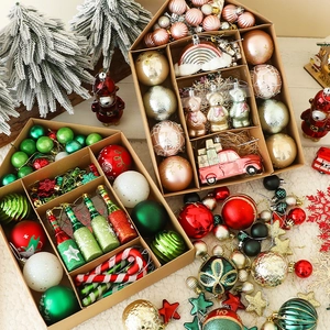 Shatterproof Christmas Ball Ornaments Assorted Decorative Hanging Baubles Collection For Christmas Tree Holiday Party Decoration
