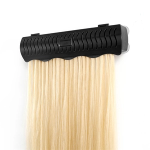 Wall Mounted Hair Extension Hanger Suction Cup Wig Holder Rack ABS Plastic Wave Design Salon Styling Organizing Tool