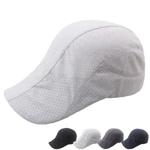 Breathable mesh baseball cap for summer sun protection in multiple colors and quick-dry fabric