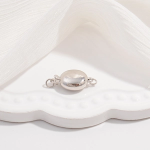 Minimalist S925 sterling silver heart and star shaped jewelry connector clasps