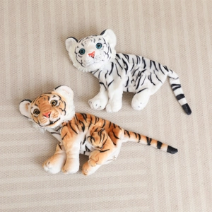 Realistische Siberische Tijger Knuffel Huid Schelp Ongevuld Simulatie Dier Pop Zachte Decoratie Geschenk