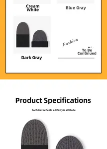 Détail de la texture d'un bonnet en grosse maille crème, gris clair et foncé