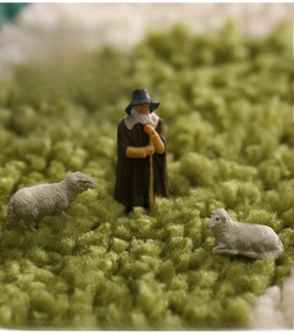 Close-up of soft green fiber bath mat texture with water absorption features