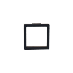 Portable black square PE film jewelry storage box for anti-oxidation earring display