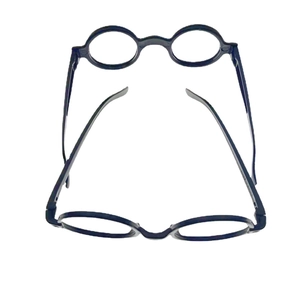 Classic round black plastic spectacle frames for Halloween costumes or daily fashion