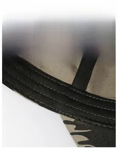 Détail du bandeau absorbant noir élargi à l'intérieur de la casquette militaire
