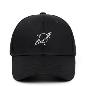 Baseball Cap Cotton Planet Saturn Embroidery Sun Protection Outdoor Adjustable Streetwear Hat For Men Women Stylish Sunhat