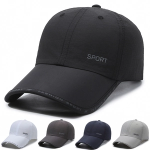 Lightweight Quick Dry Baseball Cap Men Women Breathable Mesh Sun Hat Outdoor Sports Fashion Letter Print Adjustable