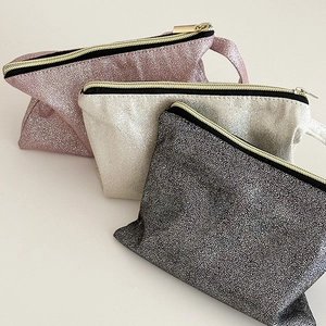 Glitzer Schlangenmuster Kosmetiktasche Tragbare Make-up-Tasche Mit Handschlaufe Reise Toilettenartikel Mode Damen Clutch