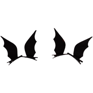 Halloween Bat Wings Hair Clips And Headband Felt Metal Black For Cosplay Party Cute Devil Hairpins Hair Accessories