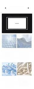 Detailed view of high elastic breathable fabric with moisture-wicking technology for yoga pants