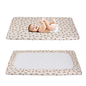Soft Pure Cotton Baby Crib Fitted Sheet Breathable Mattress Protector Cover With Elastic Band For Nursery Infant Bedding