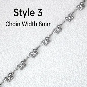 Handmade 8mm stainless steel butterfly link chain for DIY jewelry making and necklaces