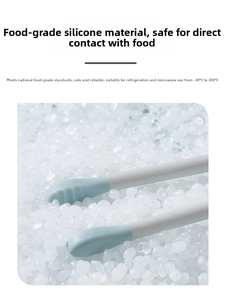 Food-grade light blue silicone material with a temperature resistance of -40 to 200 degrees