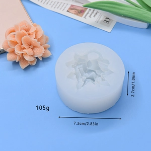 3D flower silicone mold for DIY baking and chocolate cake mousse with petal texture