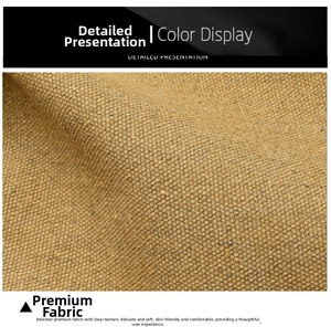 Close-up of durable canvas fabric with clear woven texture and soft natural tan finish