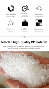 Eco-friendly PP material pellets for durable and non-toxic clothes hangers detail view