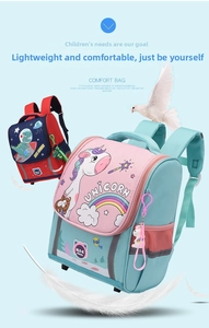Detail view of ergonomic breathable back padding and adjustable straps on kids backpacks