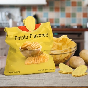 Creative Potato Tortilla Chip Shape Bag Sealing Clips ABS Plastic Moisture Proof Reusable Food Storage Clamps