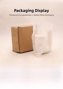 Size chart showing packaging dimensions for various minimalist ceramic candle holders