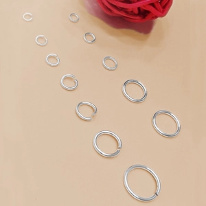 S925 Sterling Silver Open And Closed Jump Rings DIY Jewelry Making Connector Findings For Bracelet Necklace Plain Silver
