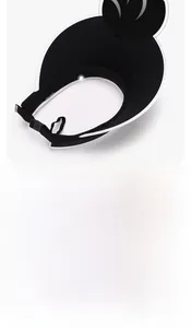 Detail of adjustable windproof rope with buckle on breathable sun visor hat