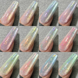 Cat Eye Nail Gel Polish Aurora Crushed Ice Sparkle Glitter Magnetic UV LED Professional Manicure Salon DIY Art