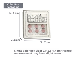 Detailed view of the digital timer in packaging with a large display and pink buttons