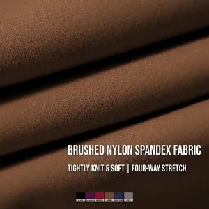 Ensemble de yoga pour femme en nylon brossé et élasthanne avec tissu extensible 4 directions