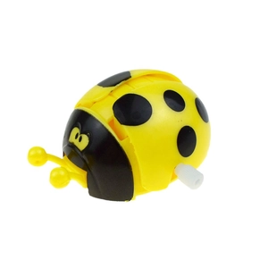 Wind-up Ladybug Toy ABS Plastic Clockwork Mechanical Walking Beetle Shape Educational Gift For Toddlers Kids