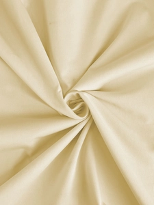Macro shot of soft cream striped fabric showing fine knit texture and smooth drape