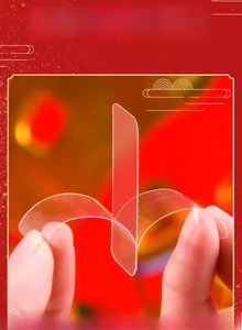 Nahaufnahme der industriellen PE-Schutzfolie mit hoher Transparenz und Flexibilität