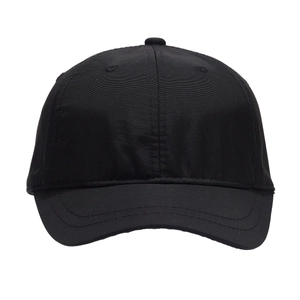 Classic plain black short brim quick-dry baseball cap for men and women, summer sun hat