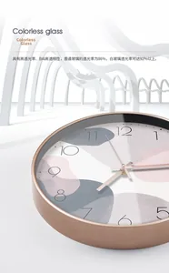 Detail of high-transparency glass clock face with over 92% light transmission rate