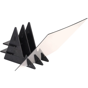 Optical drawing board with black universal phone holder and transparent projection lens